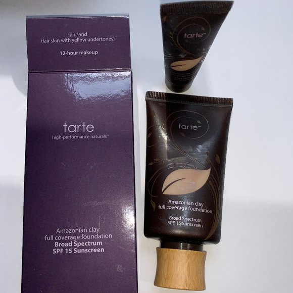 Tarte Amazonian Clay 16-Hour Full Coverage Foundation in shade 12S Fair Sand